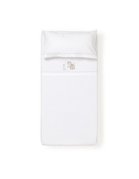 Triptico Cuna 100% Alg Mod Music And Friends Azul