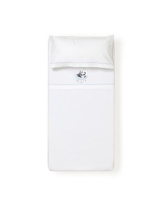 Triptico Cuna 100% Alg Mod Panda Nube Azul 2