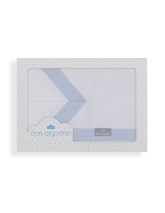 Trip Minicuna 100% Alg Mod Astrid Bco/Azul