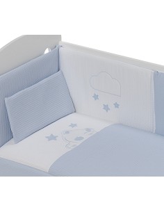 Coordinado 3 Piezas Cuna Mod Viggo Azul 2
