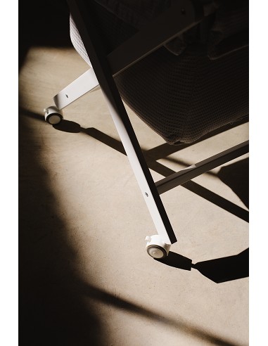 Minicuna +Textil Mad Bca Mod  Astrid Azul