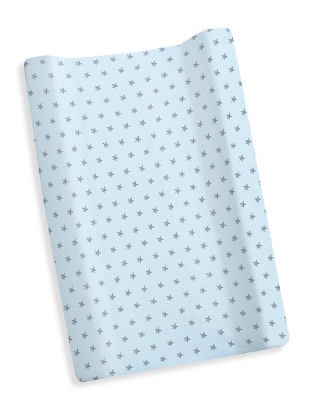 Funda Cambiador Punto Love You Azul