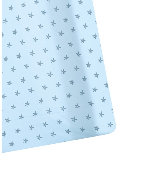 Funda Cambiador Punto Love You Azul