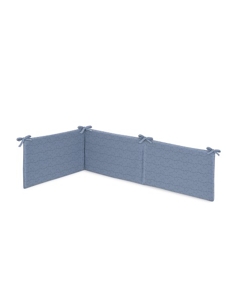 Set 2 Pcs Edredon Muselina Funda Nordica+Chichonera Modelo Estrellas Petroleo