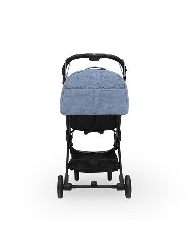 Bolso Maternal Muselina Modelo Estrellas Petroleo