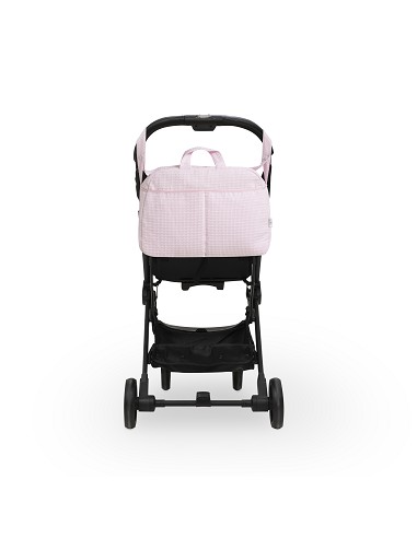 Bolso Maternal Nido de Abeja Rosa