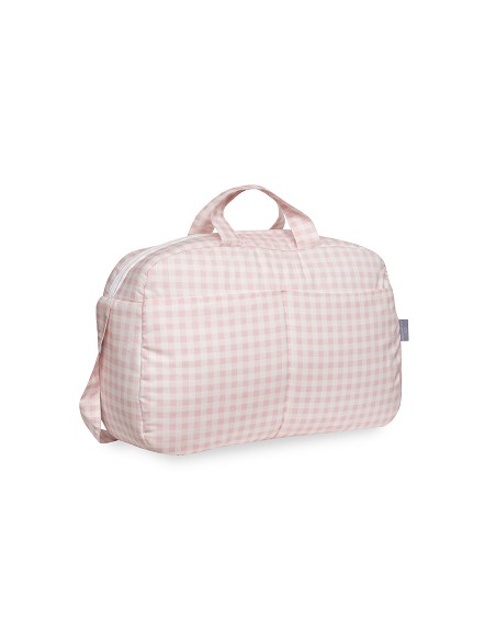 Bolso Maternal Vichy Rosa