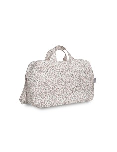 Bolso Maternal Flores Rosa