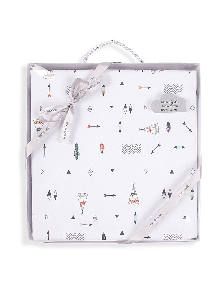 Arrullo Med 78 x 78 (Cabaña) Blanco