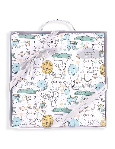 Arrullo  m Ed 78 x 78 (Gatito) Blanco