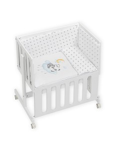 Minicuna Colecho Minana+ Mod Panda Nube Azul