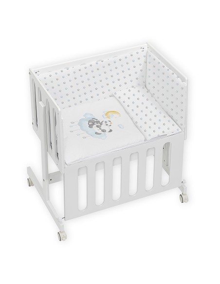 Minicuna Colecho Minana+ Mod Panda Nube Azul