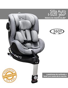 Silla de Coche Mod Eos Gris