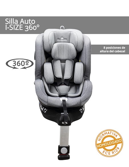 Silla de Coche Mod Eos Gris