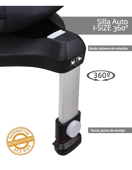 Silla de Coche Mod Eos Gris