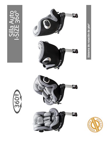 Silla de Coche Mod Eos Gris