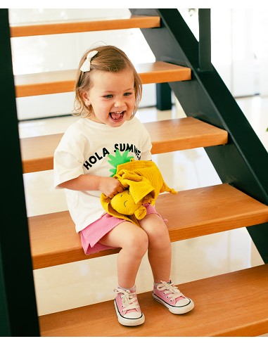 Dudu Muselina  Modelo Oso Rosa Maquillaje