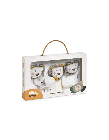 Set Sonajeros Para Pies y Muñecas Mod Leon