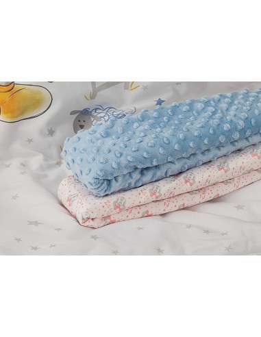 Manta Burbuja Mickey  Azul