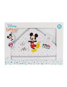 Capa de Baño  Mod Geo Mickey Bco/Gris