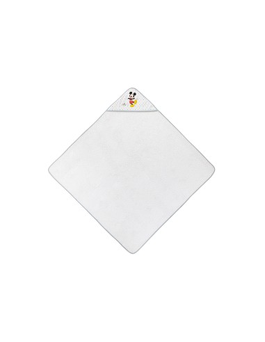 Capa de Baño  Mod Geo Mickey Bco/Gris