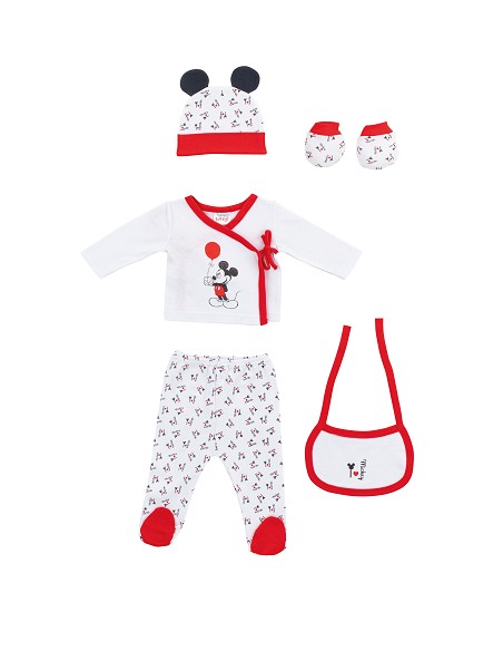 Set 5 Pcs Mod Mickey Rojo