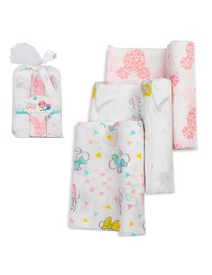 Gasa  Minnie 80X80 Xms Pack 3