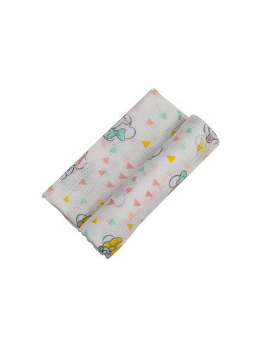 Gasa  Minnie 80X80 Xms Pack 3