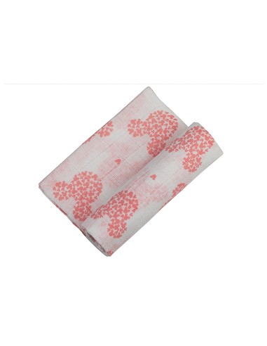 Gasa  Minnie 80X80 Xms Pack 3