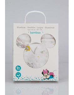 Muselina 100% Alg 120X120 Cms Pack 1  Minnie