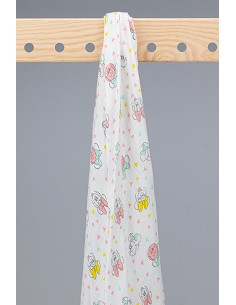 Muselina 100% Alg 120X120 Cms Pack 1 Mod Minnie Caritas 2