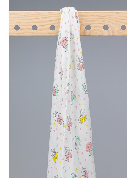 Muselina 100% Alg 120X120 Cms Pack 1 Mod Minnie Caritas