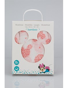 Muselina 100% Alg 120X120 Cms Pack 1 Minnie Original