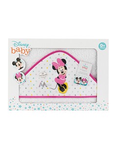 Capa de Baño  Mod Geo Minnie Bco/Rosa