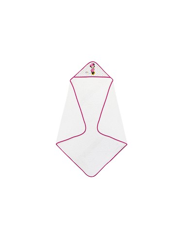 Capa de Baño  Mod Geo Minnie Bco/Rosa