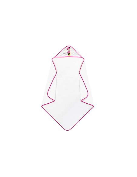 Capa de Baño  Mod Geo Minnie Bco/Rosa