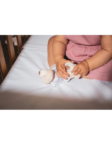 Set Sonajeros Para Pies y Muñecas Mod Osito Azul