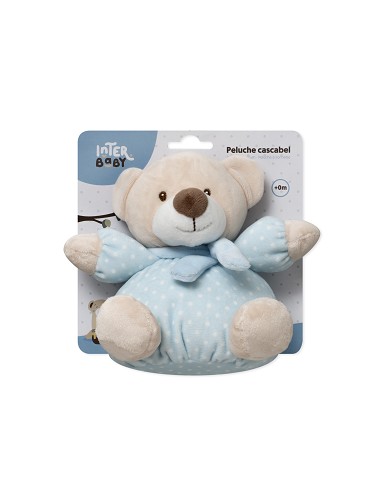 Peluche Grande Sonajero Mod Osito Azul