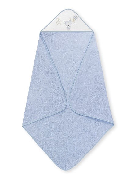 Capa de Baño 1 1 Mt Mod Tendedero Oso + Peine y Cepillo Azul