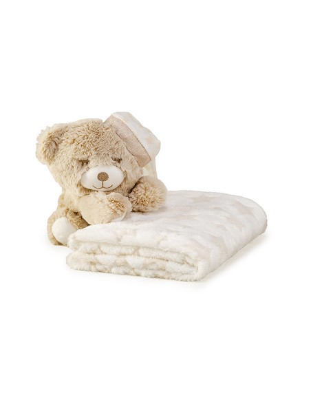 Manta+Peluche+Casita Mod Osito Beig