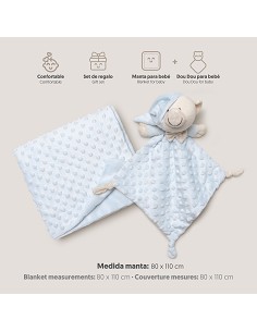 Manta Burbuja + Dou Dou Mod Osito Azul 2
