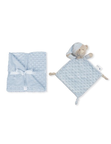 Manta Burbuja + Dou Dou Mod Osito Azul