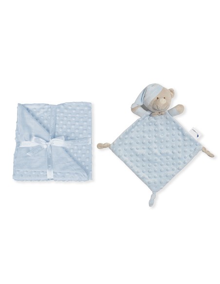 Manta Burbuja + Dou Dou Mod Osito Azul