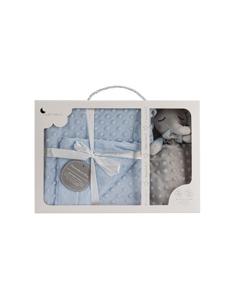 Manta Burbuja+Duo Dou Mod Elefante Azul