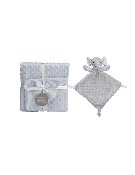 Manta Burbuja+Duo Dou Mod Elefante Azul