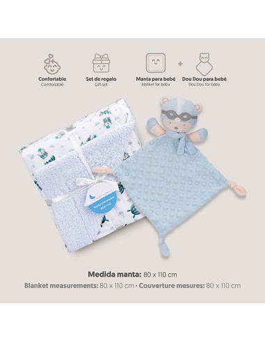 Manta Borreguillo Mod Paracaidista+Dou-Dou  Mod...