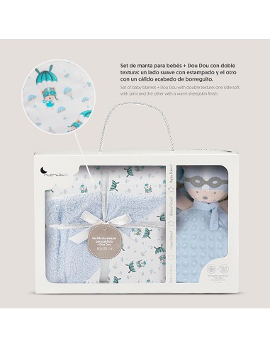 Manta Borreguillo Mod Paracaidista+Dou-Dou  Mod...