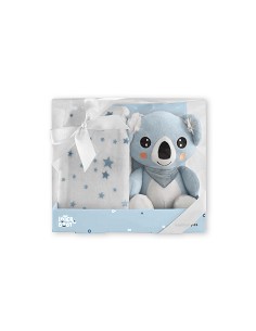 Peluche+Manta Mod Koala Azul