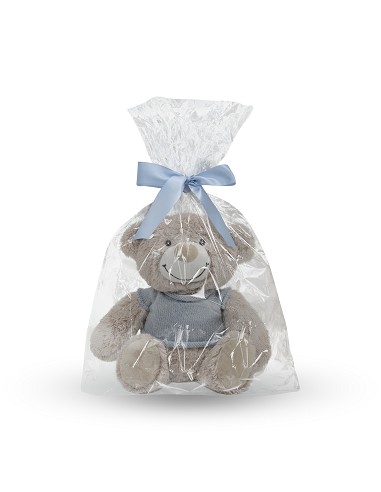 Peluche Para Bordar Modelo Bear Azul