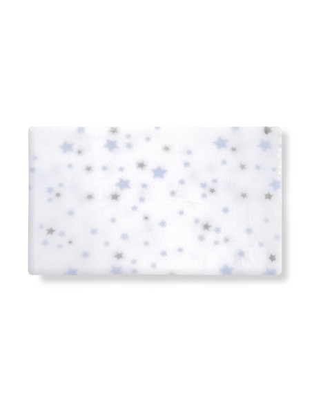 Set Peluche Crochet Jirafa+Manta Estrella Azul